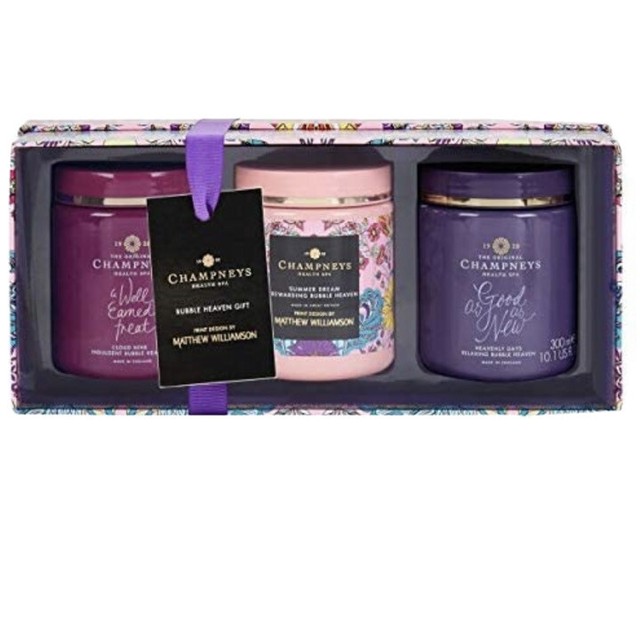 Champneys Bubble Heaven Gift Set 3x 300ml for sale online eBay