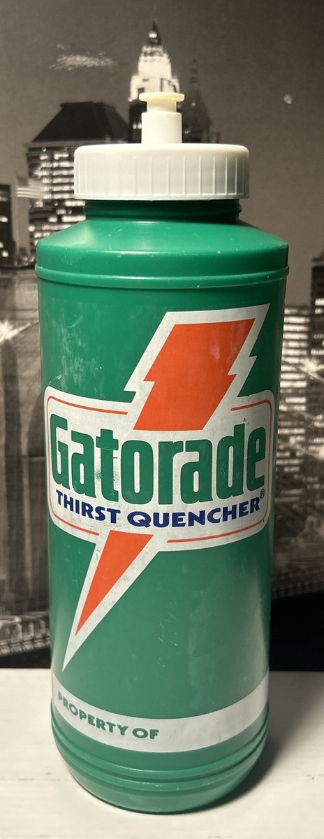 Vintage 1980s Gatorade Bottle Thirst Quencher Green Squirt