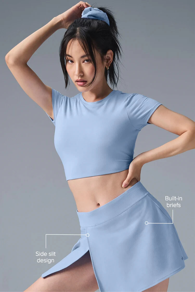 ミニスカート [Alo Yoga] Alosoft Backspin Skirt Alo Yoga's Alosoft Backspin Skirt Is Comfy and Easy to Style