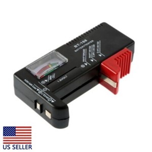 1PC AA/AAA/C/D/9V/1.5V Button Cell Battery Volt Tester Checker BT-168 #100