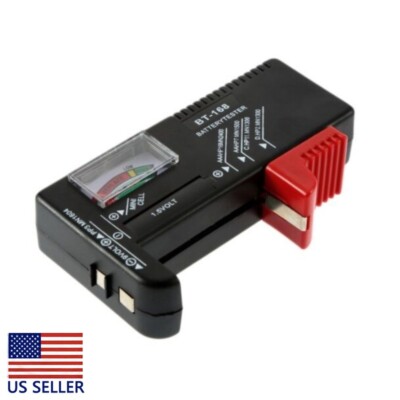 1PC AA/AAA/C/D/9V/1.5V Universal Button Cell Battery Volt Tester Checker BT-168