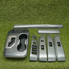 12-14 Toyota Camry Interior Shifter Dash Door Trim Set OEM Silver Upgrade