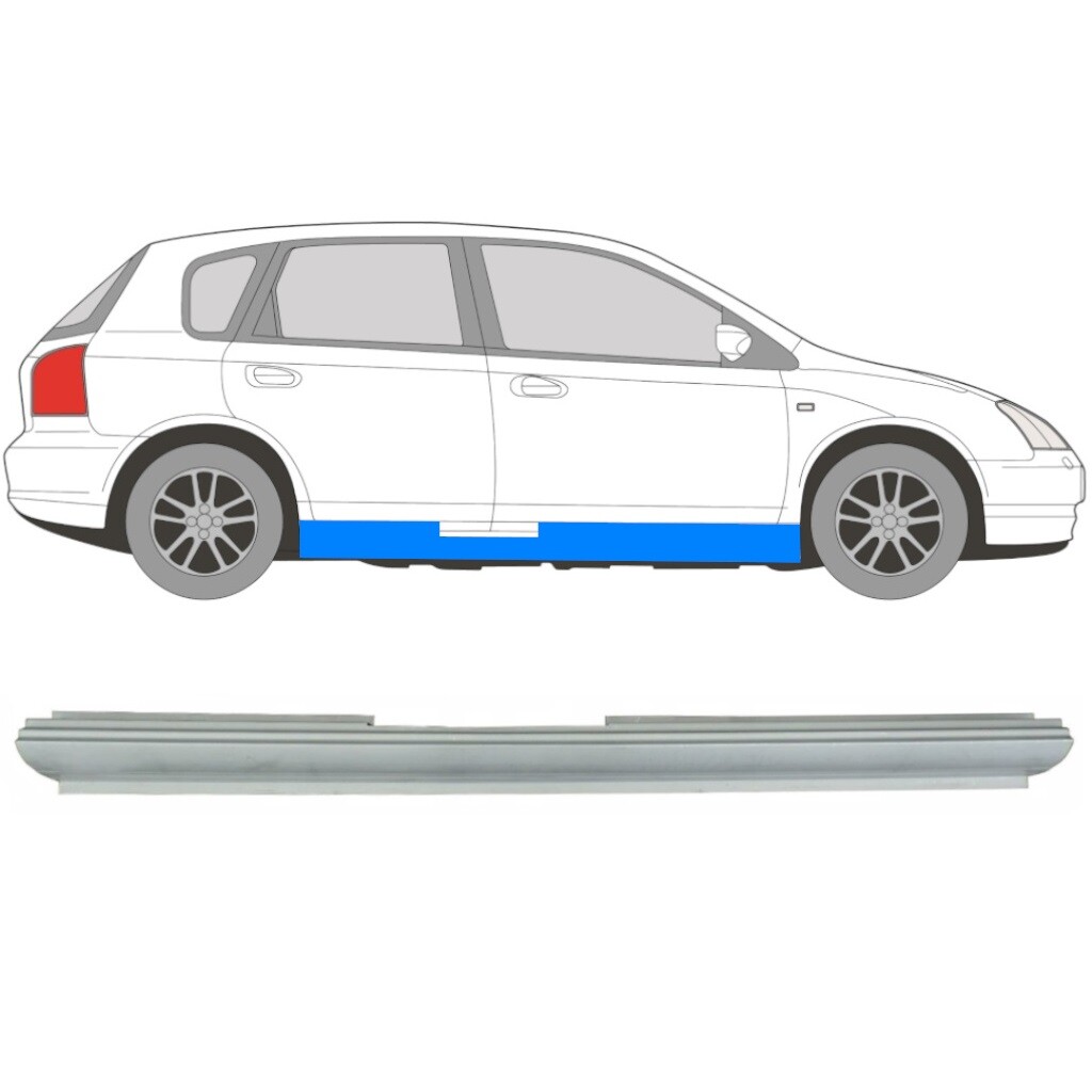 HONDA CIVIC VII EP EU 2001-2005 SILL REPAIR PANEL ROCKER PANEL / RIGHT RH