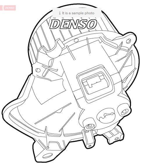 Denso Interior Blower 12V Voltage Fits LHD Citroen Fiat Peugeot DEA09274