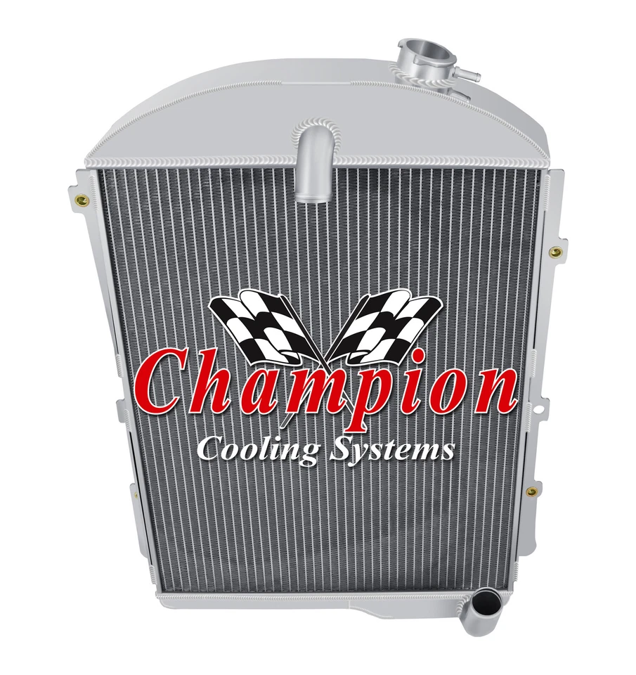 Kool Champion 3 Row All Aluminum Radiator for 1938 Chevrolet Master #CC38-6 - Image 3 of 4