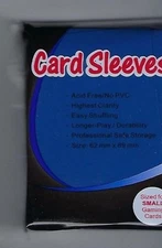 60 Blue Pro-Safe Small Size Deck Protector Sleeves ( YuGiOh )