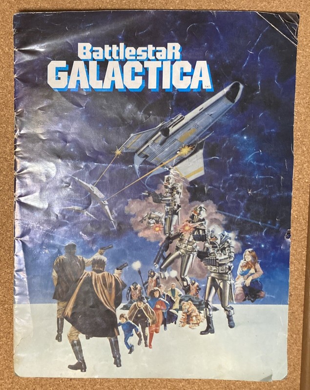Battlestar Galactica Souvenir Program, promotional item for 1979 film release
