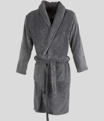 Matalan Men's Gown With Hood Bath Robe Matalan Dressing Gown