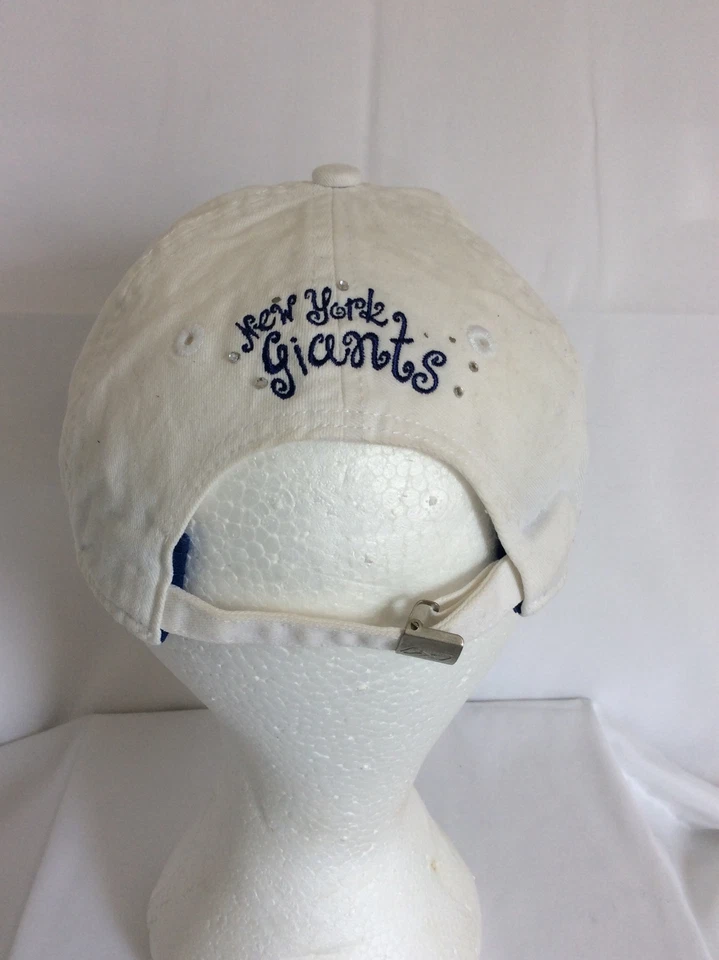 Gorra NY Giants NFL, gorra blanca ajustable para mujer Foto 3 de 4