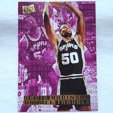 1995-96 Fleer Ultra Double Trouble #9 David Robinson San Antonio Spurs