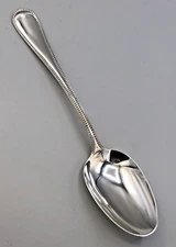 Bead by Durgin Sterling Silver Table Serving Spoon 8.25"