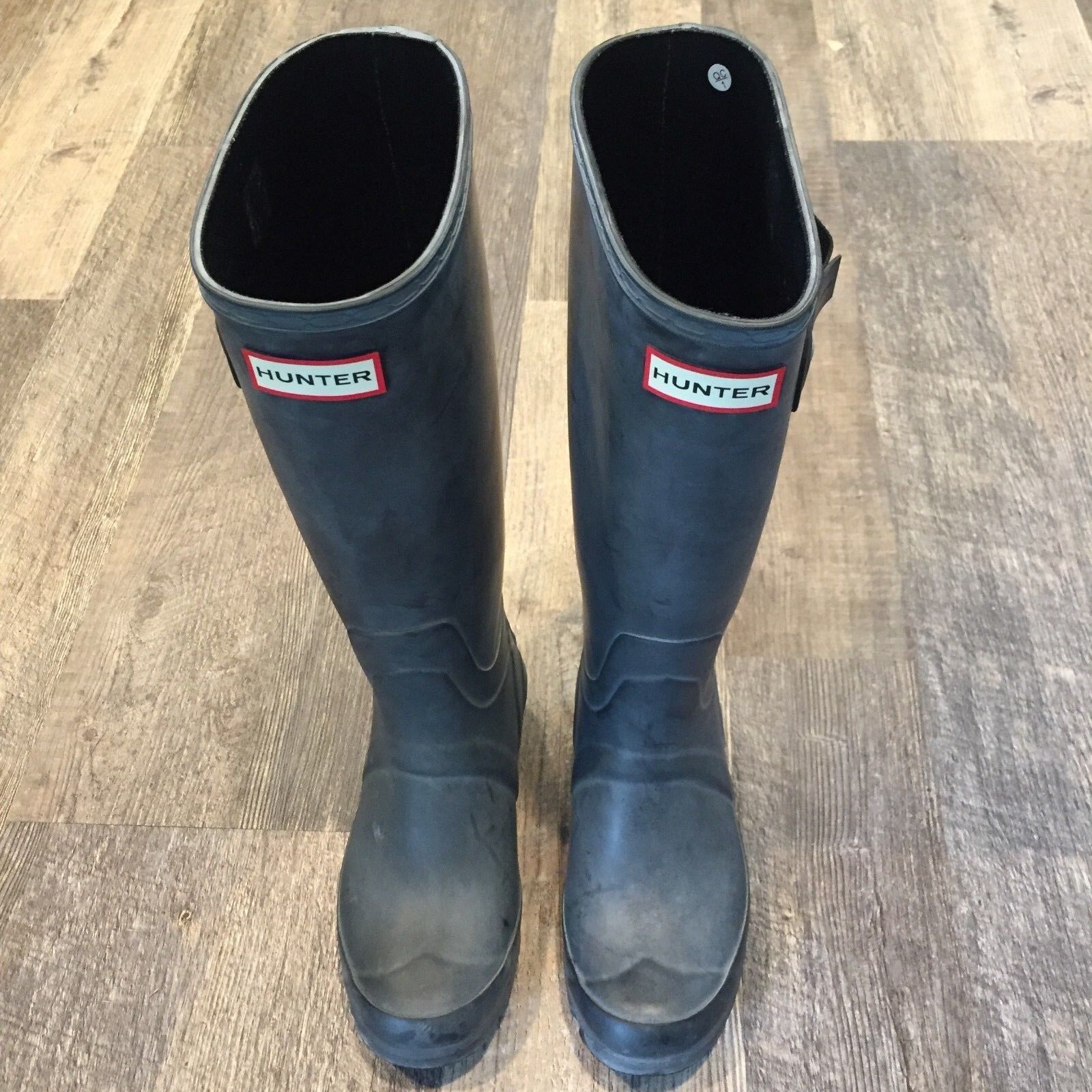 Hunter Original Huntress Matte Black Rain Boots Women… Gem