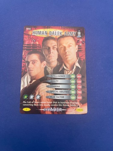 Doctor Who Battles in Time Cards - EXTERMINATOR/ANNIHILATOR/INVADER - 501-550 - Picture 23 of 58