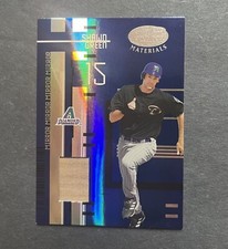 2005 Leaf Certified Materials Mirror Blue /100 Bat Relic Shawn Green #136 GU