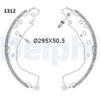 Delphi LS2187 Bremsbackensatz FüR Toyota