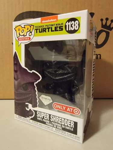 Funko Pop Movies #1138 TMNT Super Shredder GLITTER Target Exclusive *NEW*