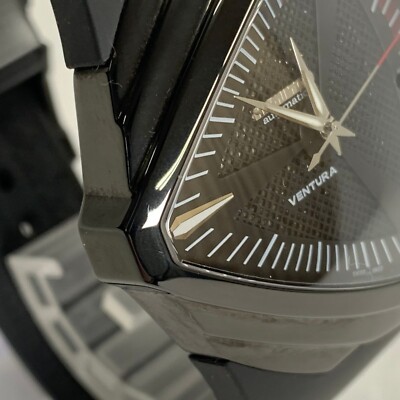 Hamilton Ventura Men's Black Watch - H246150 for sale online | eBay