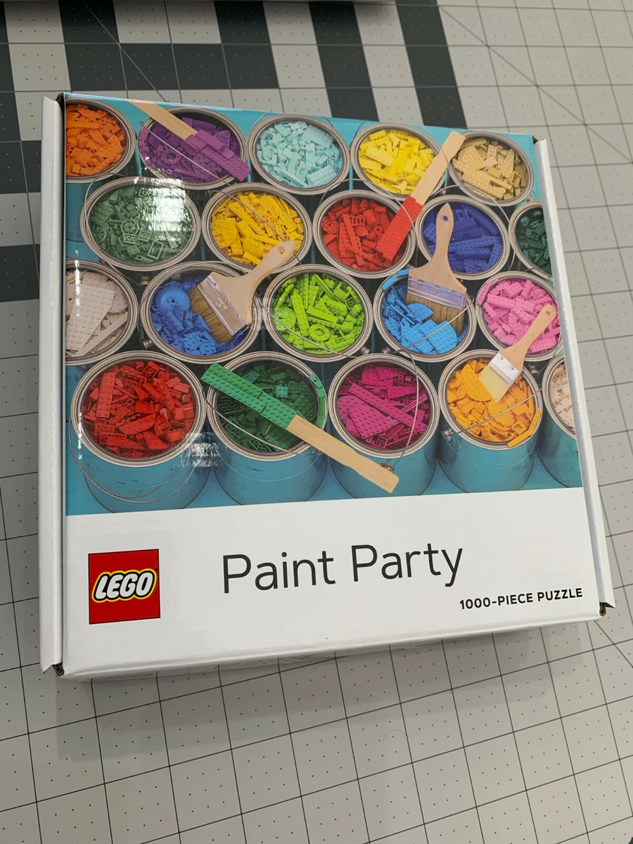 LEGO Paint Party 1000 Piece Jigsaw Puzzle Limited Edition