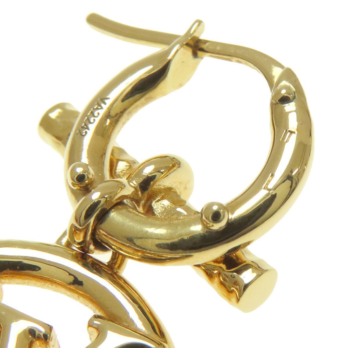 美品 ルイヴィトン LOUIS VUITTON M00613 【片耳】 LOUIS VUITTON M00613 earring Bookle Dreille Baby Louise