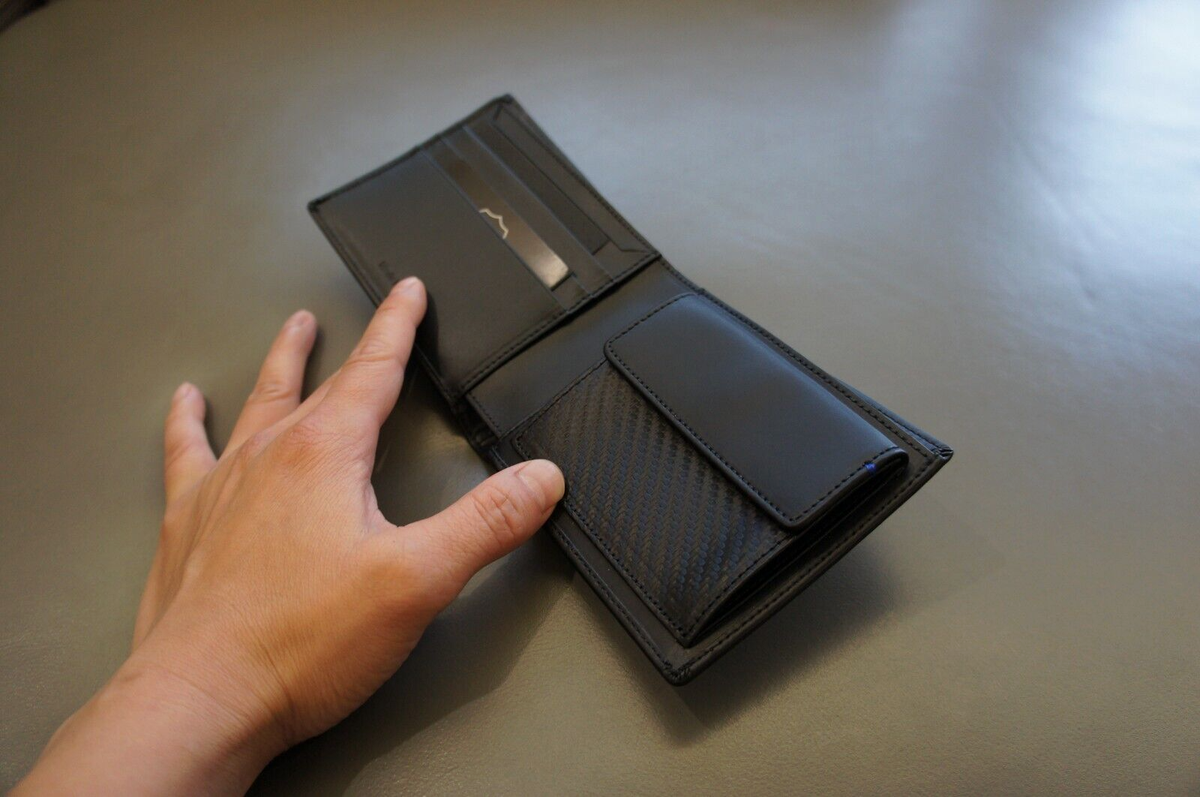 NIB Genuine BMW M Power Leather Card Cash Coin Pouch Purse Wallet