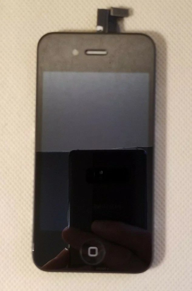 Nuevo marco digitalizador táctil de pantalla LCD de Apple para iPHONE 4S A1387 A1431 NEGRO Foto 2 de 4