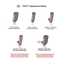 TOYO™ Professional Glass Cutter  Replacement Blades - 5 Options