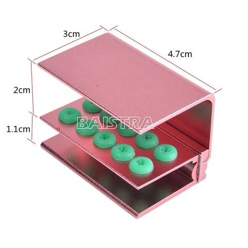 Dental FG RA CA Bur Holder Sterilizer Block Disinfection Box 8/10/16/30Holes - Picture 37 of 47