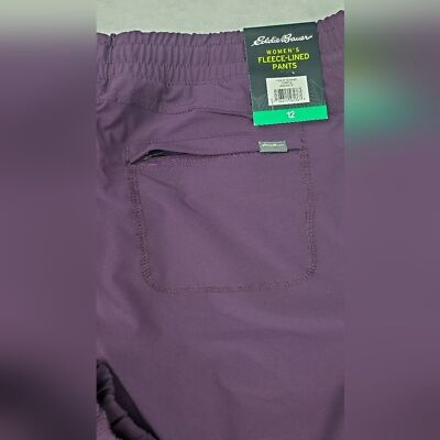 Clothing Purple Eddie Bauer Polar Lined Pants Eddie Bauer Fleeced