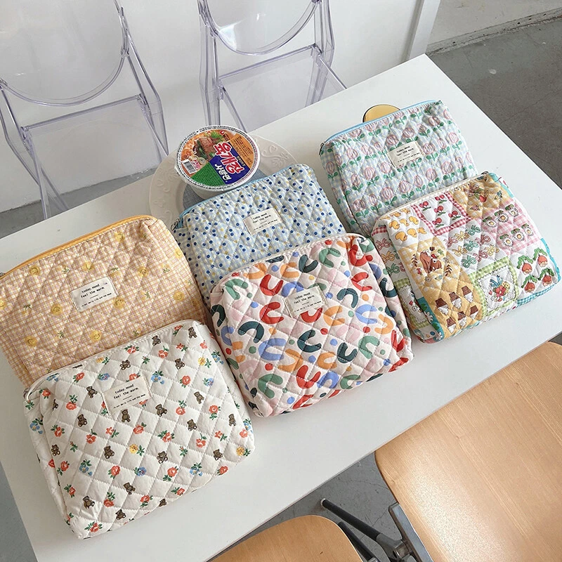 Quilted toiletry bag sale