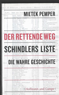 Mietek Pemper Der rettende Weg : Schindlers Liste ERSTAUSGABE SIGNATUR Selten
