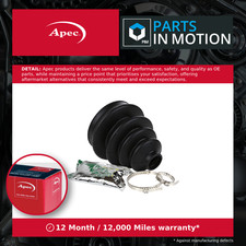 CV Joint Boot fits NISSAN NOTE 1.4 1.6 1.5D 06 to 12 C.V. Driveshaft Gaiter Apec