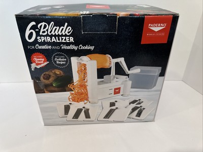 Paderno World Cuisine 6-Blade Vegetable Slicer / Spiralizer - Scratch & Dent