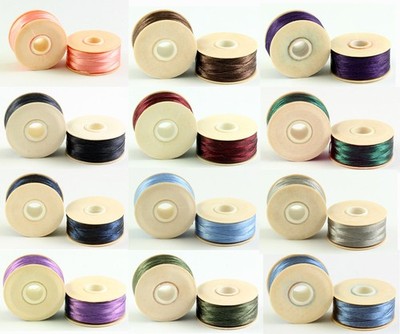 BeadSmith  1 Stück Nymo Nylon Bobbins Faden Bespannung * viel Farben