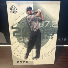 Tiger Woods [Green] #TW-TS Prices | 2001 SP Authentic Tour Swatch
