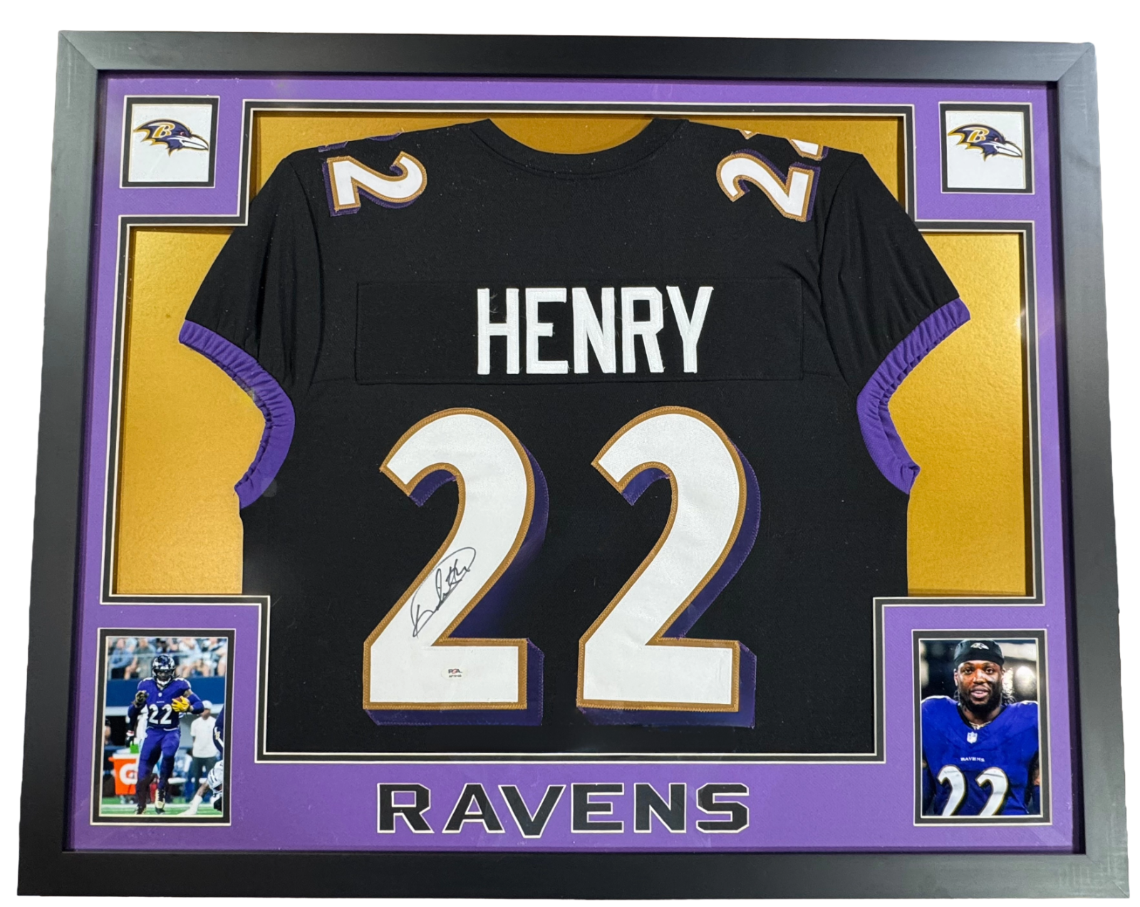Derrick Henry Autographed Signed Baltimore Ravens Jersey #22 Mint Auto PSA COA 