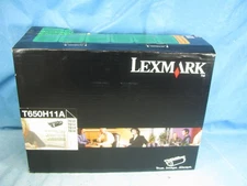 Genuine Lexmark T65 (T650H11A) Black Toner Cartridge - OPEN - FREE SHIPPING 