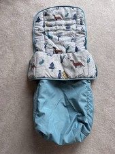 Mamas And Papas Universal Seat Liner And Foot Muff, Dinosaur Print