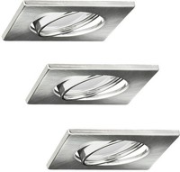 Nickel Moderne Einbauleuchte Downlight 3000K 250Lm 1X3,5W/Gu10 IP20 9X9X2,5 [Cm]