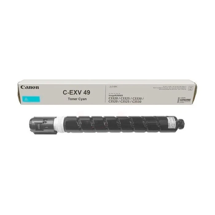 🖨️ Toner Canon C-EXV 49 Cyan 8525B002 Original — 19 000 Pages 🔵 - Photo 1/1