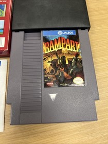 NES Rampart 1992 Nintendo Jaleco  w/ Box, Cartridge + Manual + Dust Cover