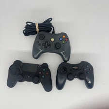 3 Random As Is Controllers Xbox PS2 PS4 Joytech NEOse GameStop