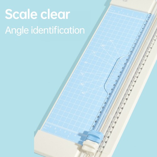 Paper Trimmer Paper Cutter 2 Cutter Heads Of Straight And Creasing(Blue) FD5 - Bild 9 von 12
