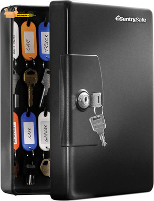 Key Box, Small Key Lock Box, 0.06 Cubic Feet, KB-25