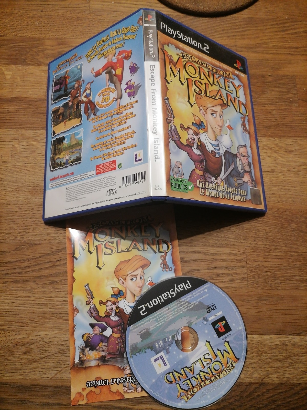 ESCAPE FROM MONKEY ISLAND VF [Complet] / PS2
