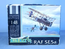 1/48 Kit Vintage 1999 Blue Max RAF SE5a WW1 BIPLANE New in Open Box