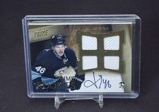 2011-12 Panini Prime rookies jersey auto /199 Joe Vitale Rookie Auto Pittsburgh