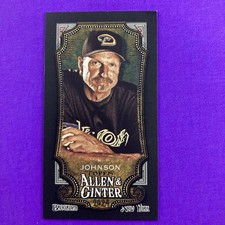 Randy Johnson 2024 Allen & Ginter's Mini Black Border #224 Arizona Diamondbacks