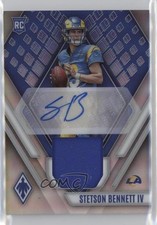 2023 Panini Phoenix RPS Rookie Jersey 58/99 Stetson Bennett IV Auto 6zg