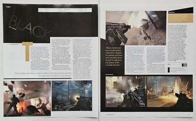 EA Black Criterion Games Xbox PS2 Video Game Magazine Review Print Ad 2006 Art