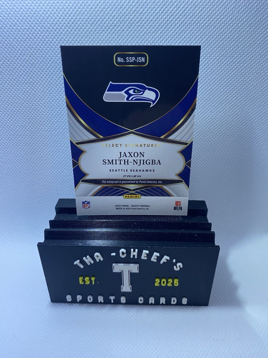 聖ジャベリン　パッチ セット 2024 Panini Select - Select Signatures Jaxon Smith-Njigba JSN